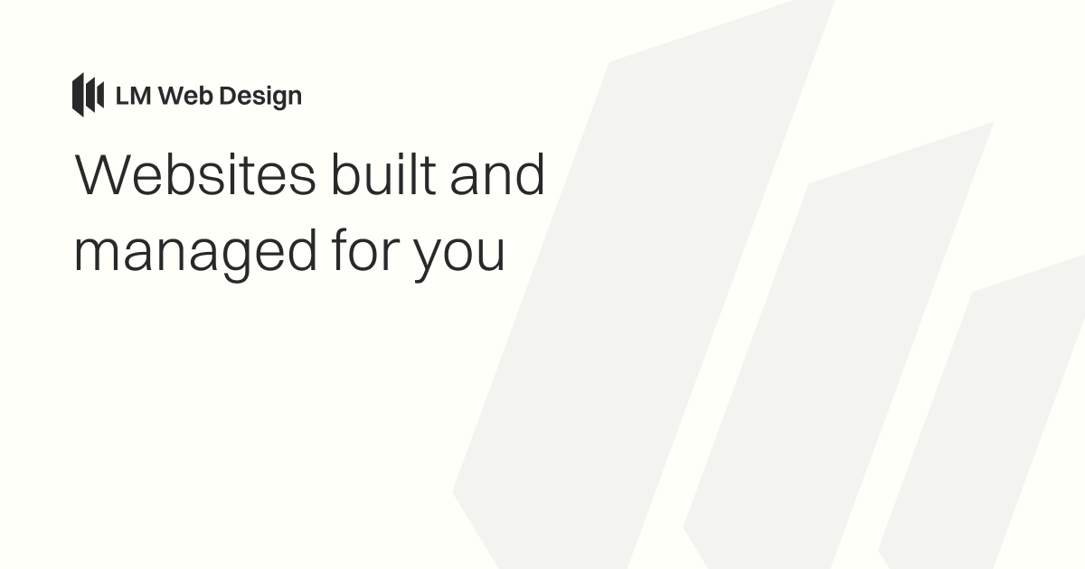 Website design and build services in Melbourne's West | LM Web Design